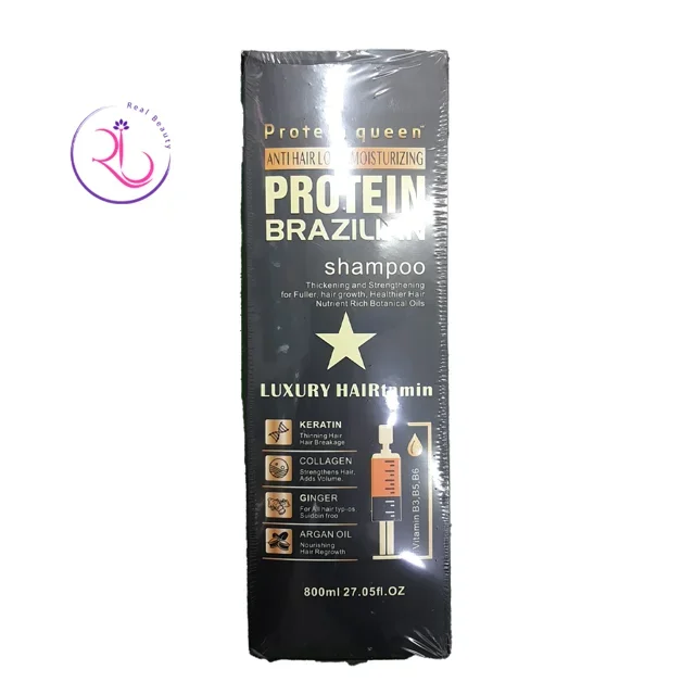 Protein Queen Antihair Loss Moisturizing Protein Brazilizn Shampoo 800ml