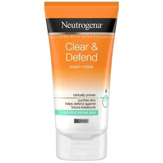 ماسک و شوینده صورت Claer & Defend نوتروژینا